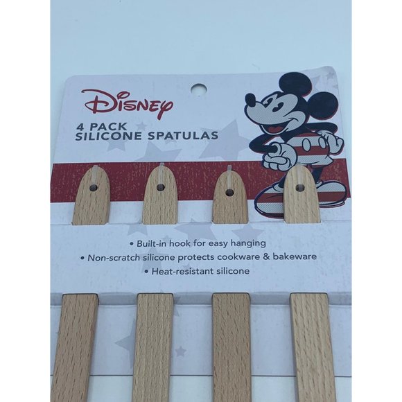 Disney Mickey and Minnie Mouse Patriotic 4 Pack Mini Spatula Set - Picture 2 of 10